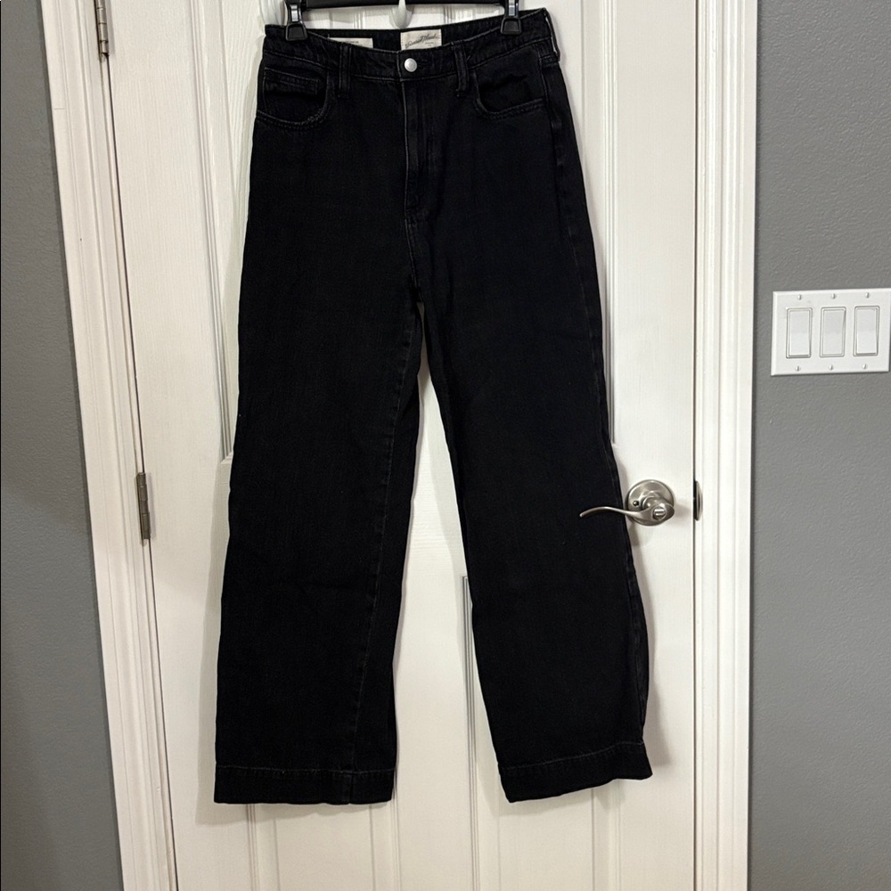Universal Thread Black Wide Leg Flare Jeans